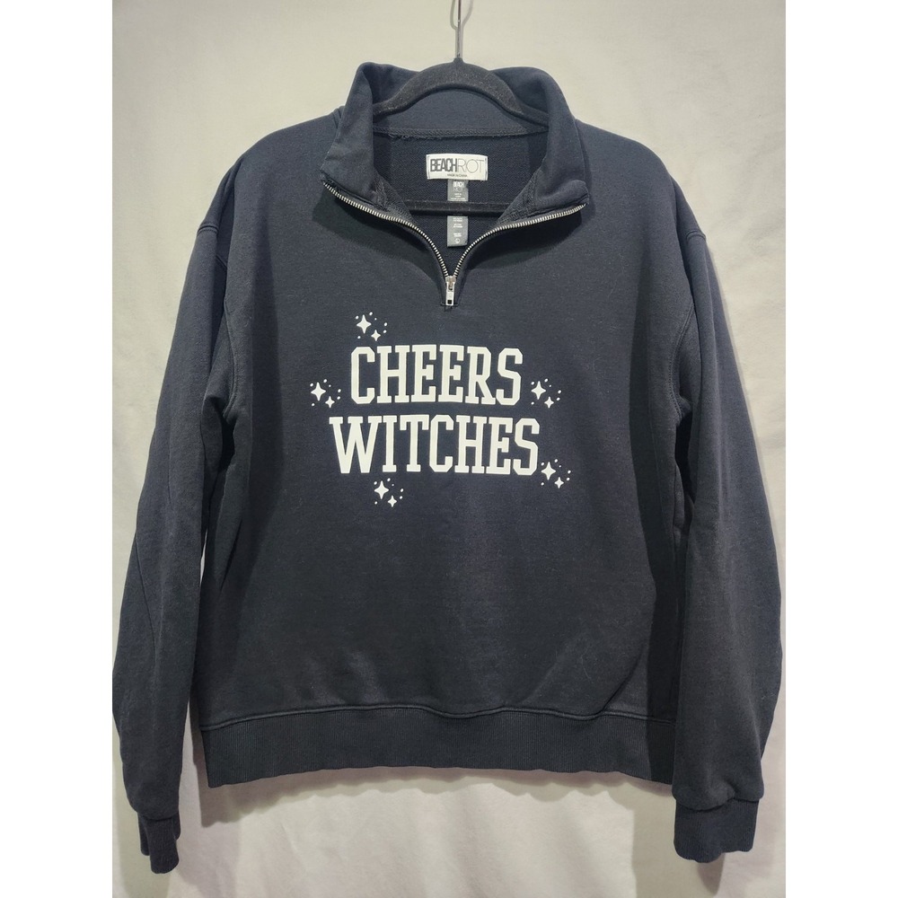 Beach Riot x Revolve Halloween Cheers Witches 1/4 Zip Large
